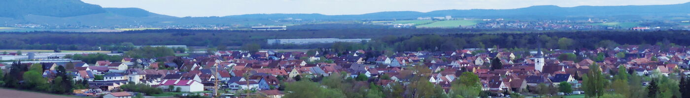 Blick auf Albertshofen